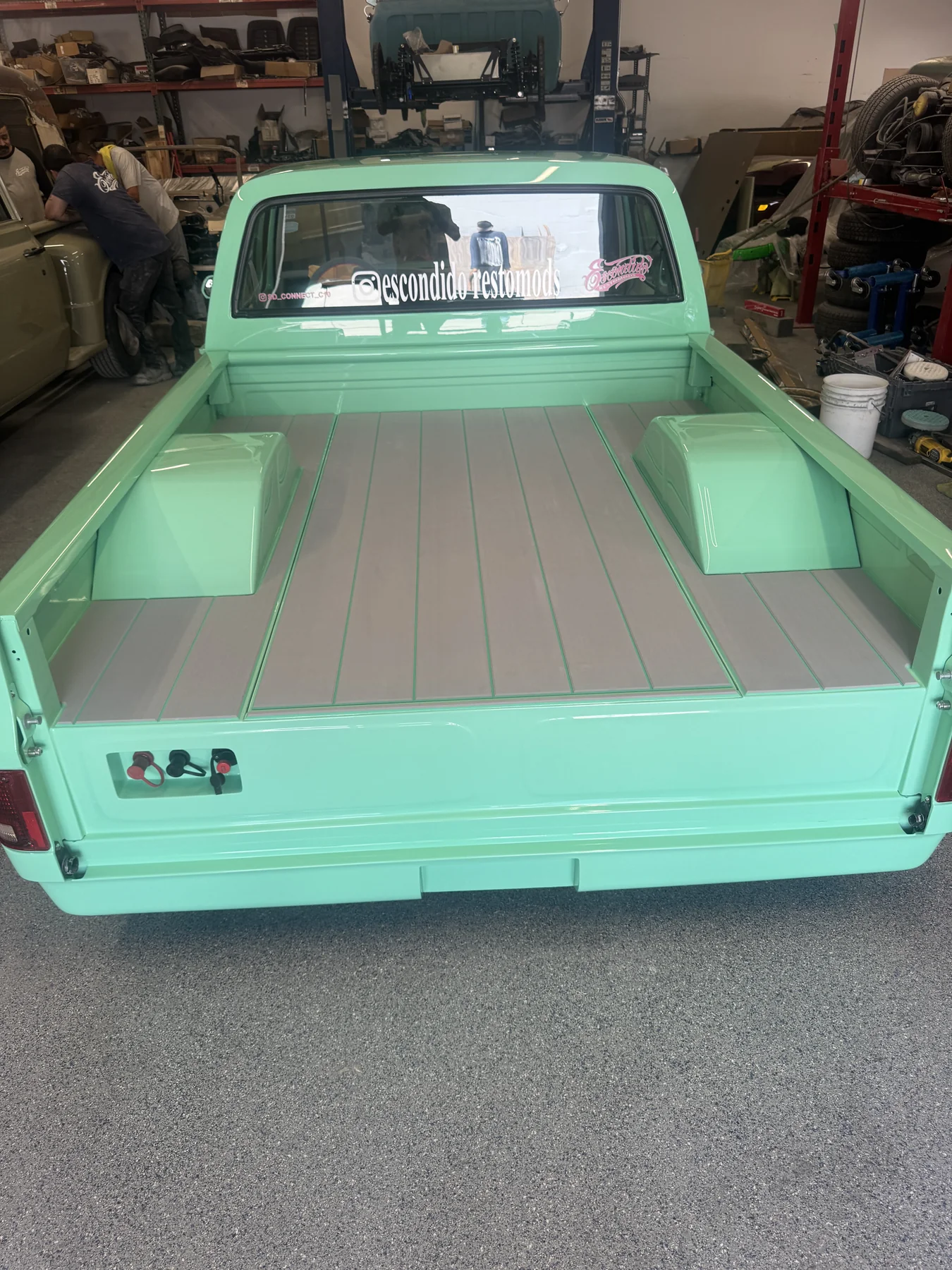 Classic Chevy C10 truck bed custom EVA/PE foam liner panel