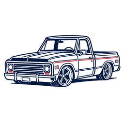 Classic and show trucks icon