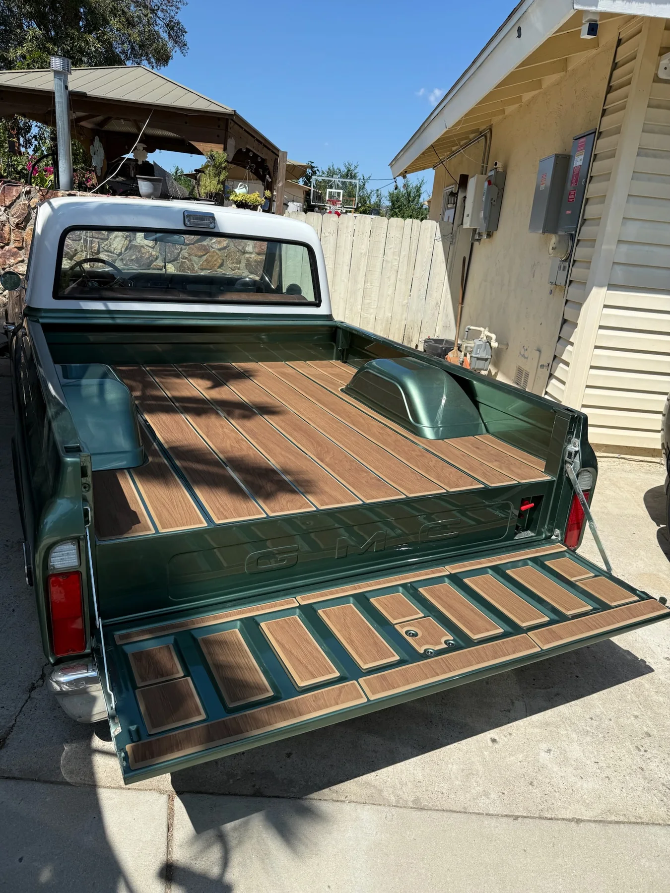 Vintage GMC C10 truck bed custom EVA/PE foam liner panel
