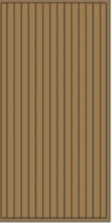 Teak Lines foam pattern